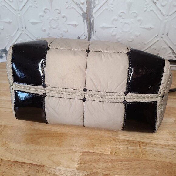 Kate Spade Alpine Beige Nylon Quilted Puffer Bag Classic Crossbody Cream - Picture 2 of 12